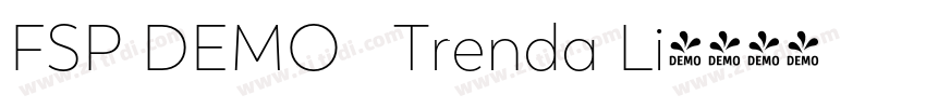 FSP DEMO   Trenda Li字体转换